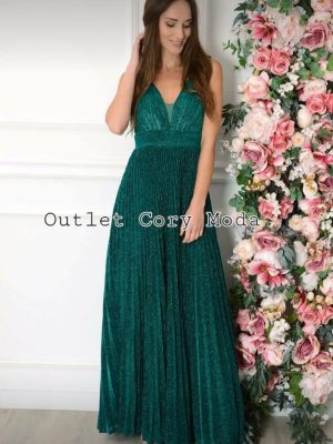 Vestido largo brillo Nieves