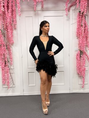 Vestido Bandaje Violeta