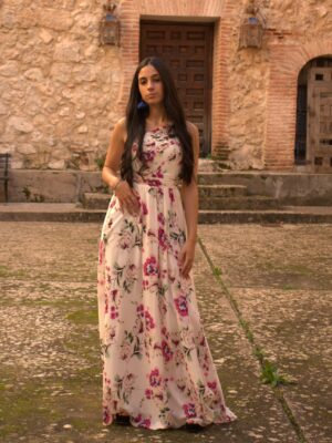 Vestido Largo Orquidea