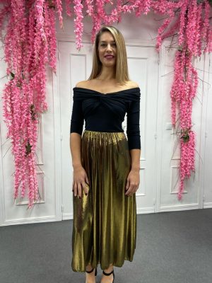 Falda Lentejuelas Dorada