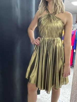 Vestido Corto Gold